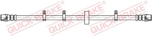 Furtun frana QUICK BRAKE 22.929
