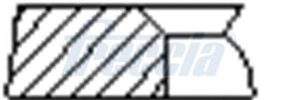 Set segmenti piston FRECCIA FR10-240200