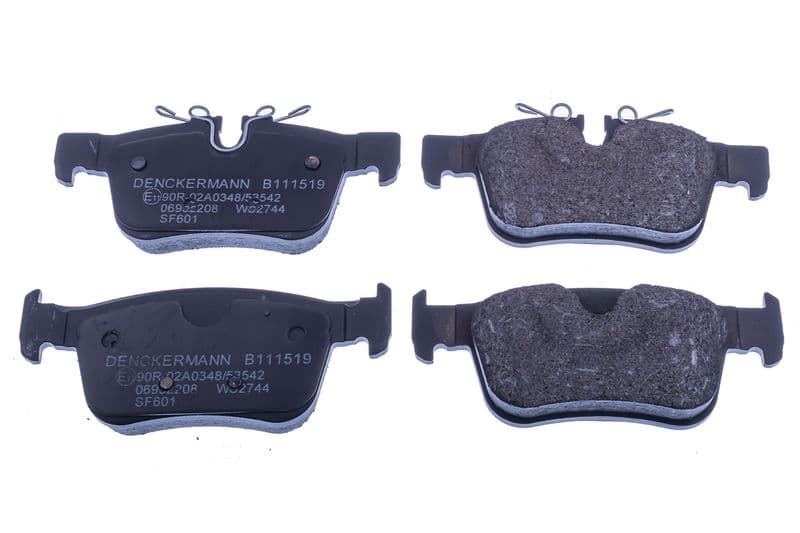 set placute frana,frana disc DENCKERMANN B111519