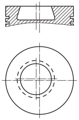Piston MAHLE 002 80 01