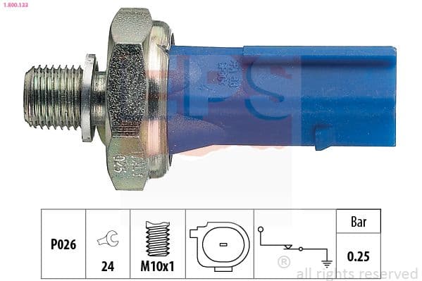 Senzor presiune ulei EPS Made in Italy - OE Equivalent 1.800.133
