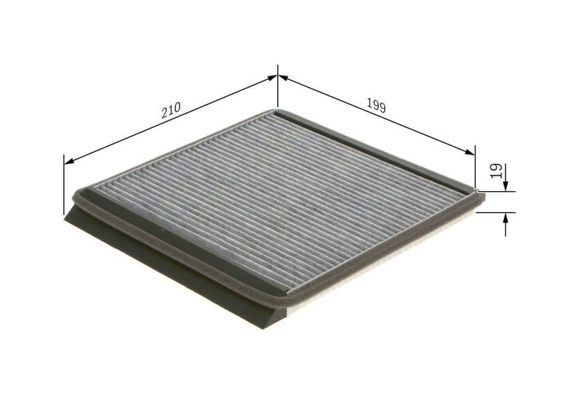 Filtru, aer habitaclu BOSCH 1 987 435 533