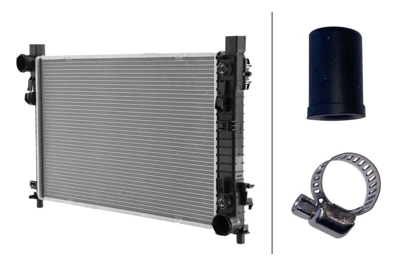 Radiator, racire motor HELLA 8MK 366 304-351