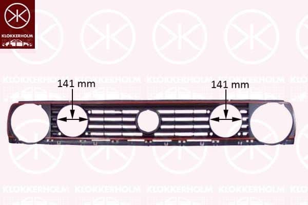 Grila radiator KLOKKERHOLM 9521996