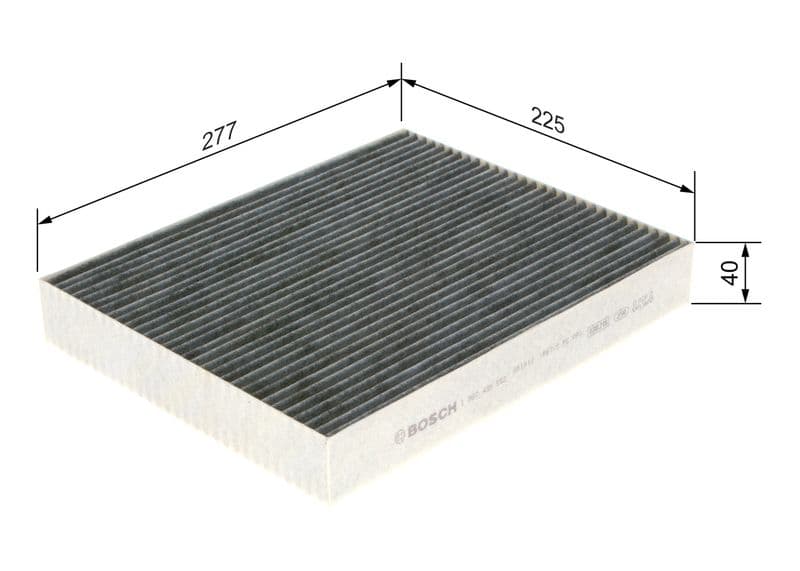 Filtru, aer habitaclu BOSCH 1 987 435 552