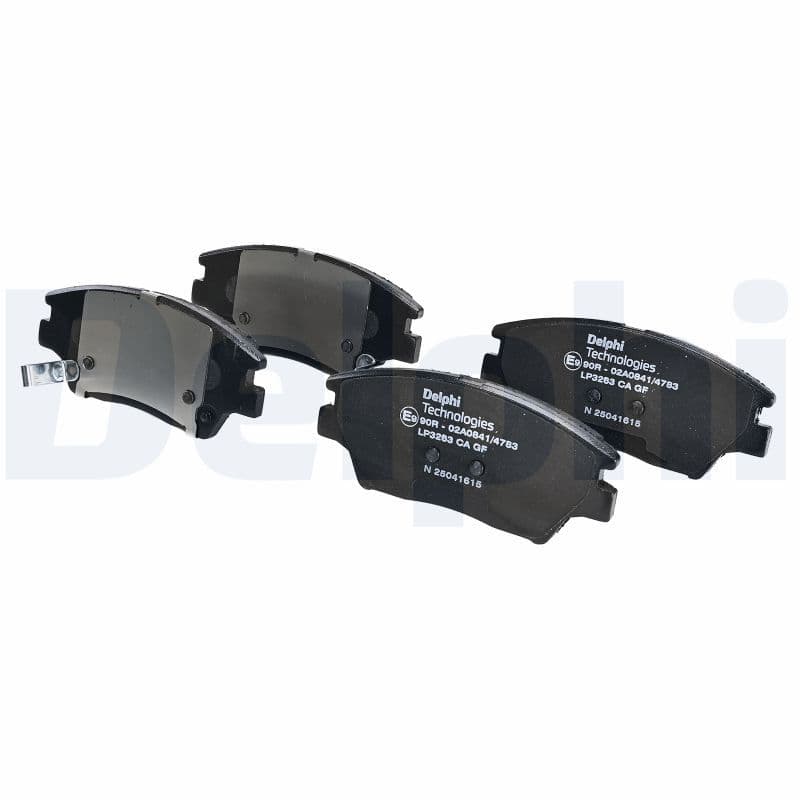 set placute frana,frana disc DELPHI LP3263
