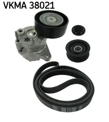Set curea transmisie cu caneluri SKF VKMA 38021