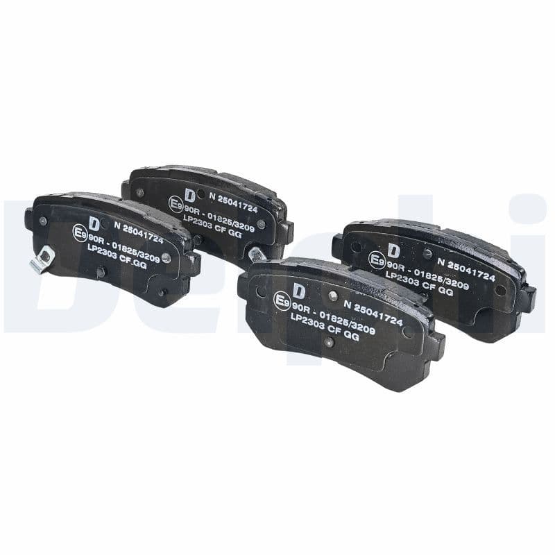 set placute frana,frana disc DELPHI LP2303