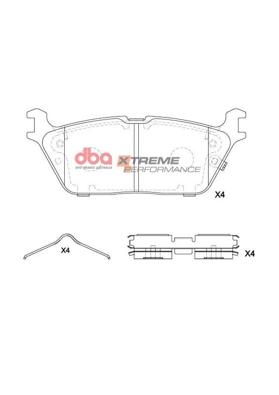 set placute frana,frana disc DBA DB15196XP