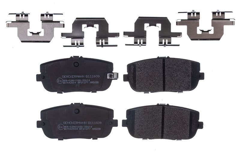 set placute frana,frana disc DENCKERMANN B111609