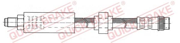 Furtun frana QUICK BRAKE 32.950