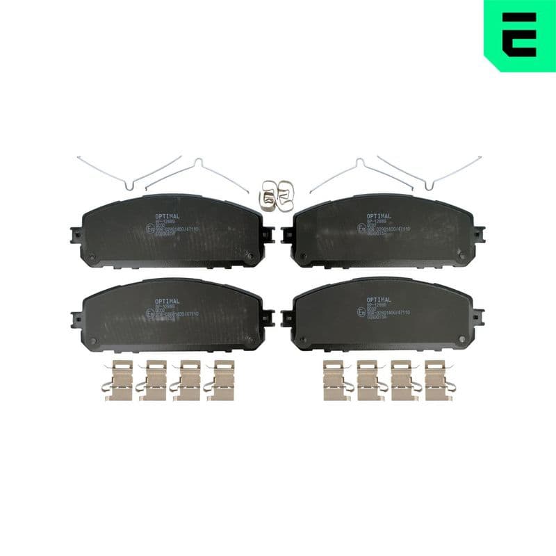 set placute frana,frana disc OPTIMAL BP-12889
