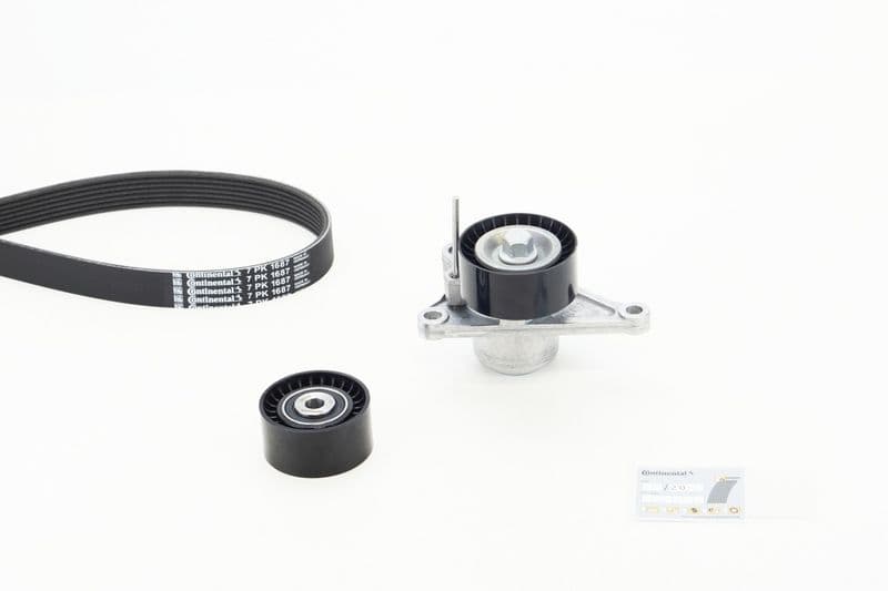 Set curea transmisie cu caneluri CONTINENTAL CTAM 7PK1687K2