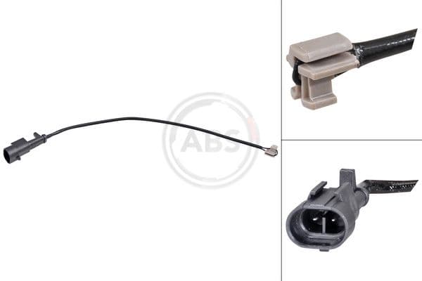 senzor de avertizare,uzura placute de frana ABS 39912