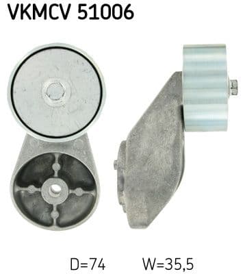 Rola ghidare/conducere, curea transmisie SKF VKMCV 51006