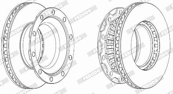 Disc frana FERODO PREMIER FCR222A