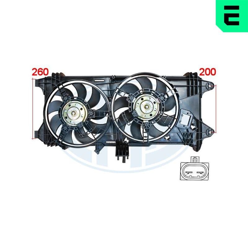 Ventilator, radiator ERA 352073