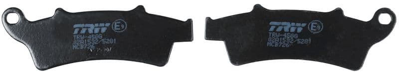 set placute frana,frana disc TRW Organic Allround MCB726