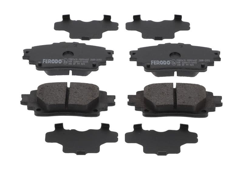 set placute frana,frana disc FERODO PREMIER ECO FRICTION FDB5470