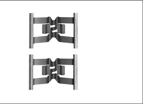 Set accesorii, placute frana TEXTAR 82515900