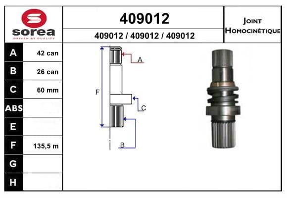 Set articulatie, planetara EAI 409012