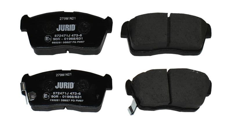 set placute frana,frana disc JURID 572471J