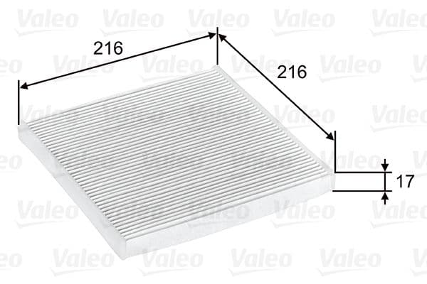 Filtru, aer habitaclu VALEO ESSENTIAL 698796