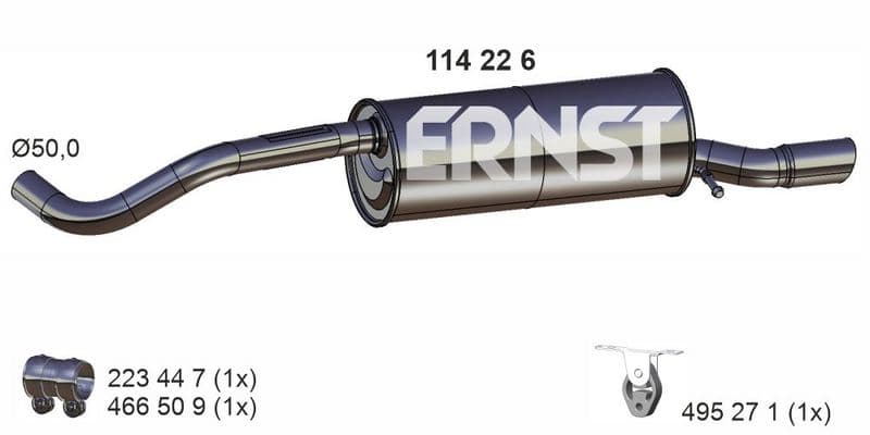 Toba esapament finala ERNST 114226