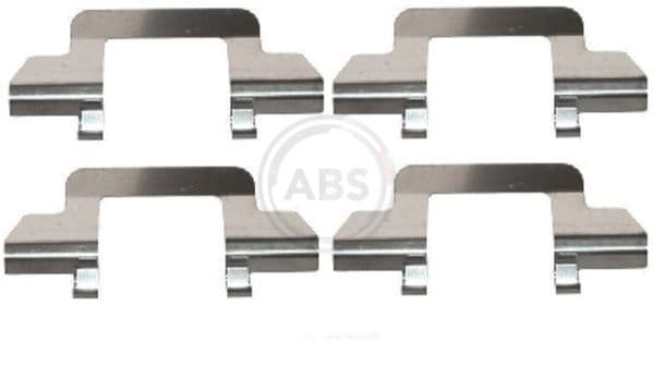 Set accesorii, placute frana ABS 1243Q