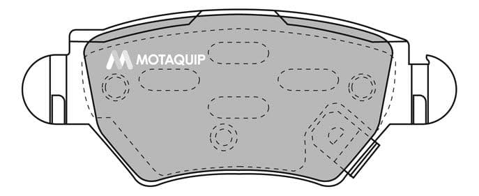 set placute frana,frana disc MOTAQUIP LVXL1113