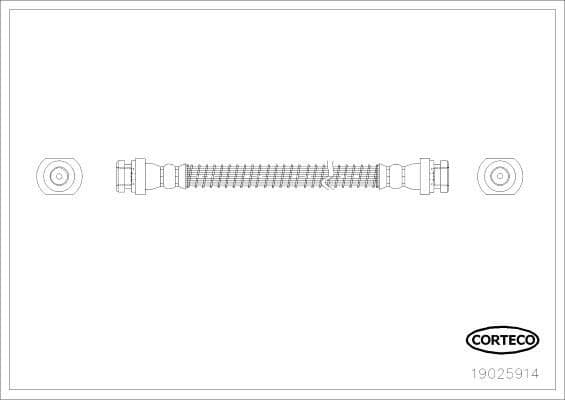 Furtun frana CORTECO 19025914