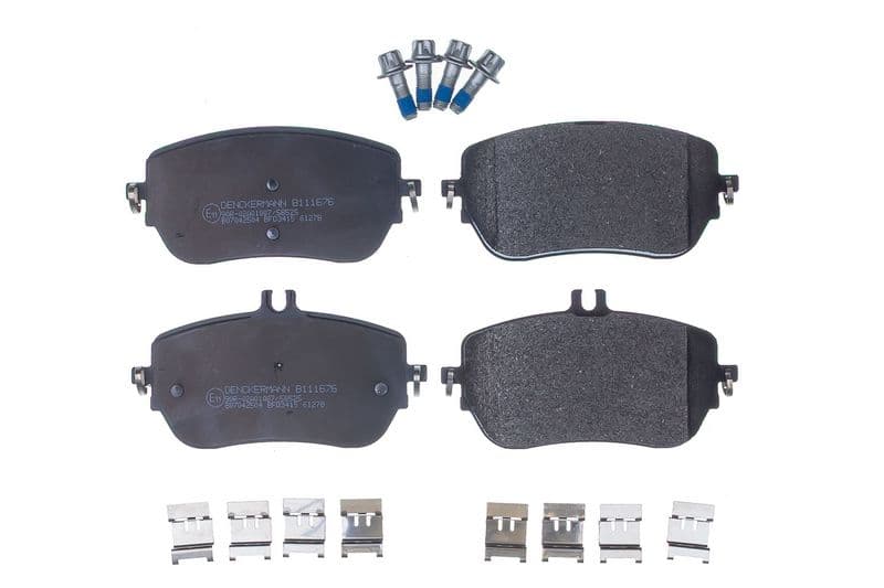 set placute frana,frana disc DENCKERMANN B111676