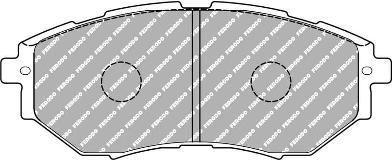 set placute frana,frana disc FERODO FCP1984H