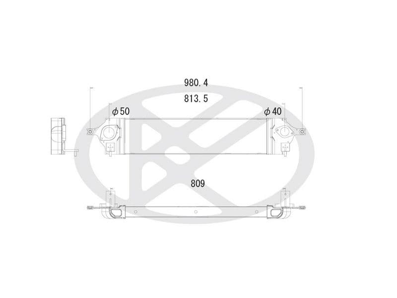 Intercooler, compresor KOYORAD IA020142