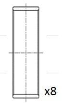 Cuzinet bielă FAI AutoParts BB2025-STD