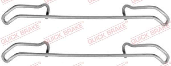 Set accesorii, placute frana QUICK BRAKE 109-1056