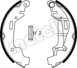 Set saboti frana METELLI 53-0314