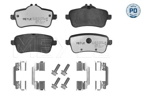 set placute frana,frana disc MEYLE -PD: Advanced performance and design. 025 252 1518/PD