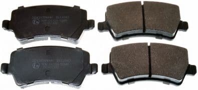 set placute frana,frana disc DENCKERMANN B111043