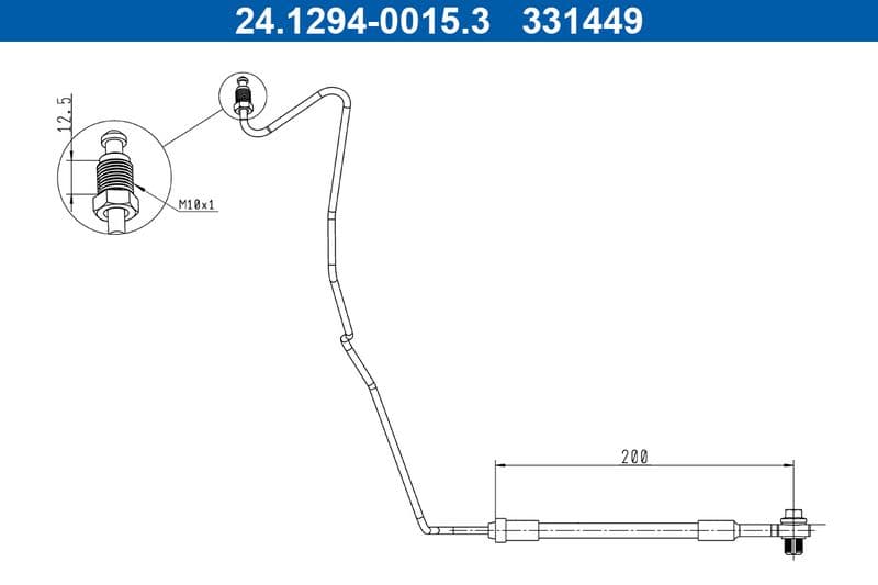 Furtun frana ATE 24.1294-0015.3