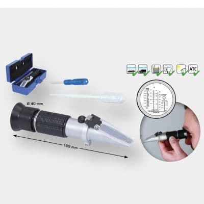Antigel-/Aparat masurat aciditate baterie (Refractrometru) KS TOOLS BT536010