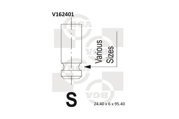 Supapa evacuare BGA V162401