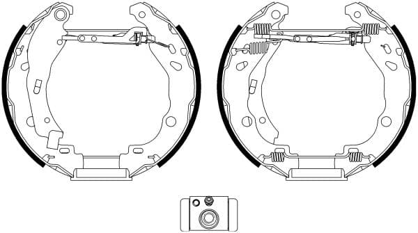 Set saboti frana TEXTAR Shoe Kit Pro 84077201