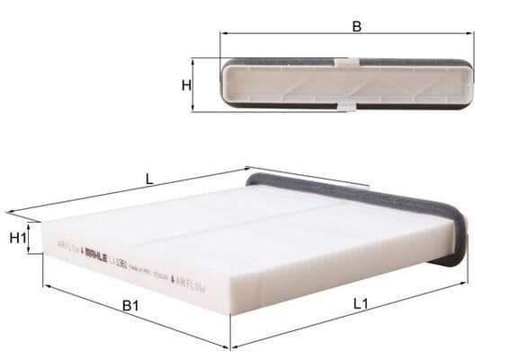 Filtru, aer habitaclu KNECHT LA 1361