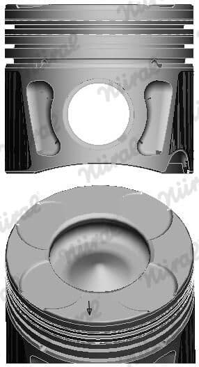 Piston NÜRAL 87-435700-00