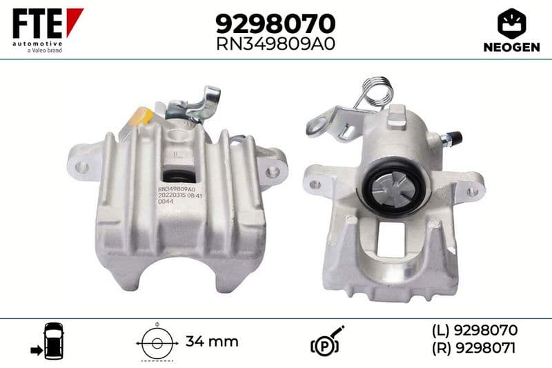 Etrier frana FTE NEOGEN 9298070