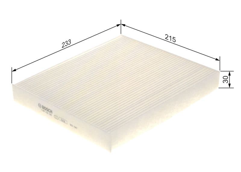 Filtru, aer habitaclu BOSCH 1 987 435 056