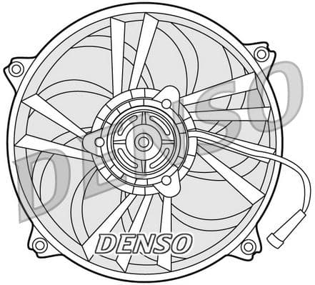 Ventilator, radiator DENSO DER21014