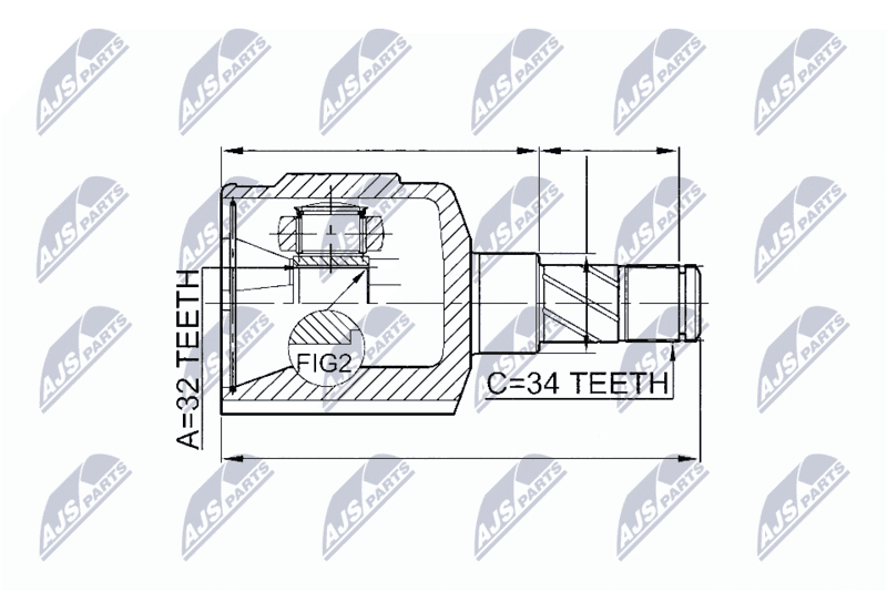 Set articulatie, planetara NTY NPW-DW-014