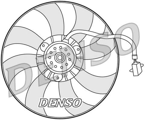 Ventilator, radiator DENSO DER32007